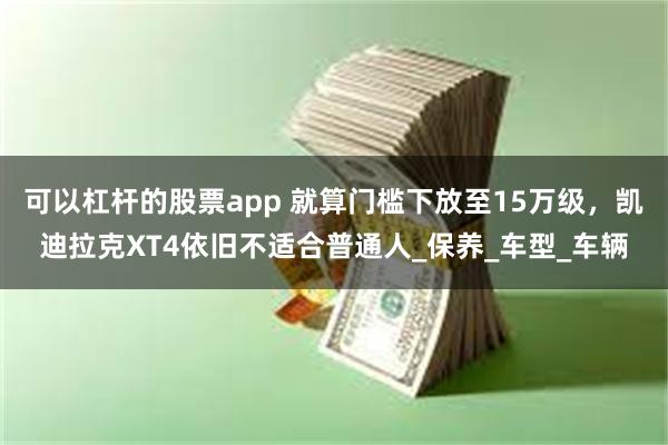可以杠杆的股票app 就算门槛下放至15万级，凯迪拉克XT4依旧不适合普通人_保养_车型_车辆