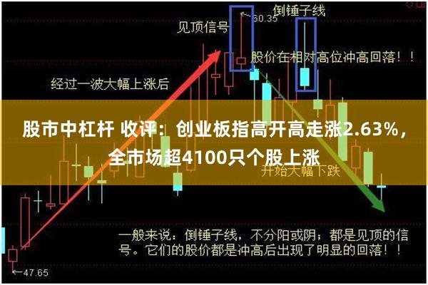 股市中杠杆 收评：创业板指高开高走涨2.63%，全市场超4100只个股上涨