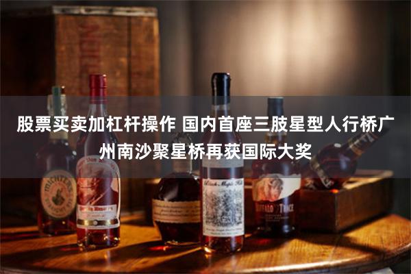 股票买卖加杠杆操作 国内首座三肢星型人行桥广州南沙聚星桥再获国际大奖