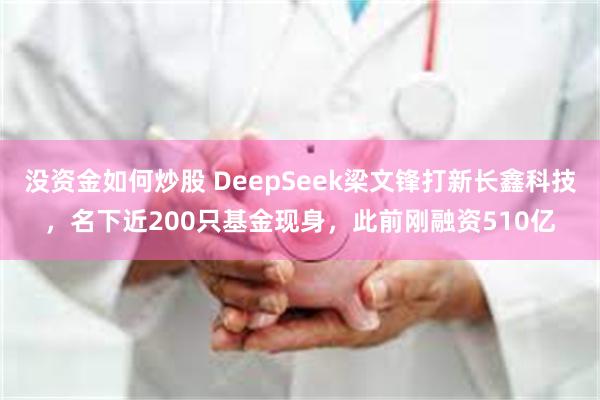 没资金如何炒股 DeepSeek梁文锋打新长鑫科技,名下近200只基金现身,此前刚融资510亿