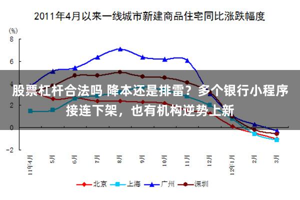 股票杠杆合法吗 降本还是排雷?多个银行小程序接连下架,也有机构逆势上新