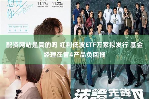 配资网站是真的吗 红利低波ETF万家拟发行 基金经理在管4产品负回报