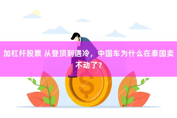 加杠杆股票 从登顶到遇冷，中国车为什么在泰国卖不动了？