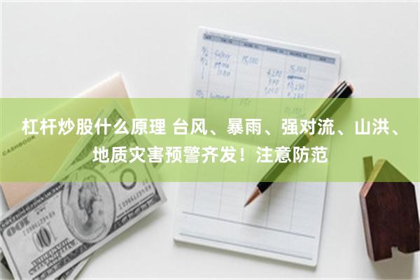 杠杆炒股什么原理 台风、暴雨、强对流、山洪、地质灾害预警齐发！注意防范